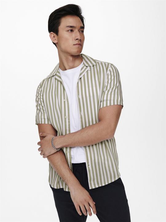 Actual product image Only & Sons Striped short sleeve shirt (XL)