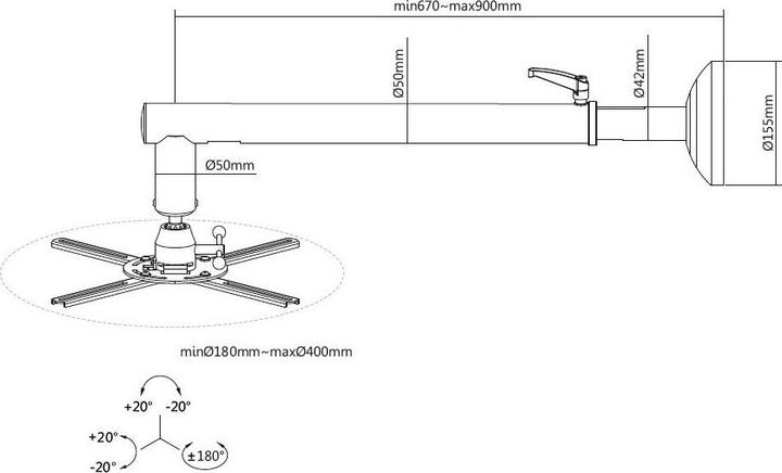 Produktbild equip Short Throw (Wand)