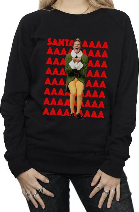 Immagine prodotto Elf Buddy Santa Scream Felpa Donna (S)