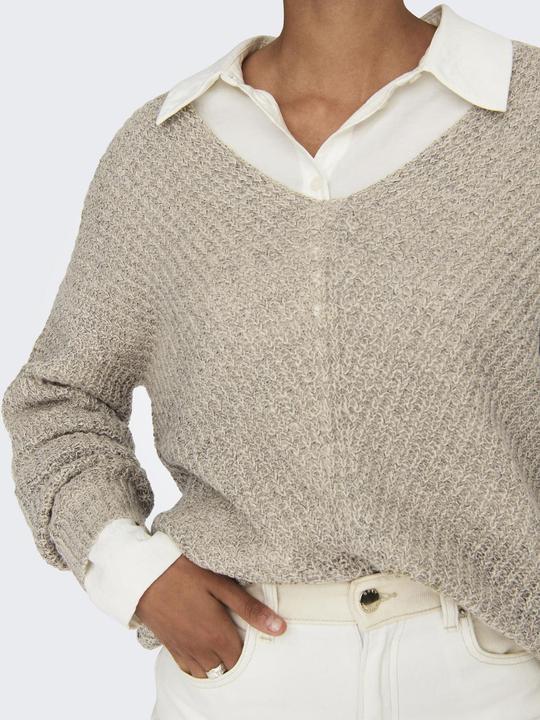 Actual product image JdY V-neck knit sweater (S)
