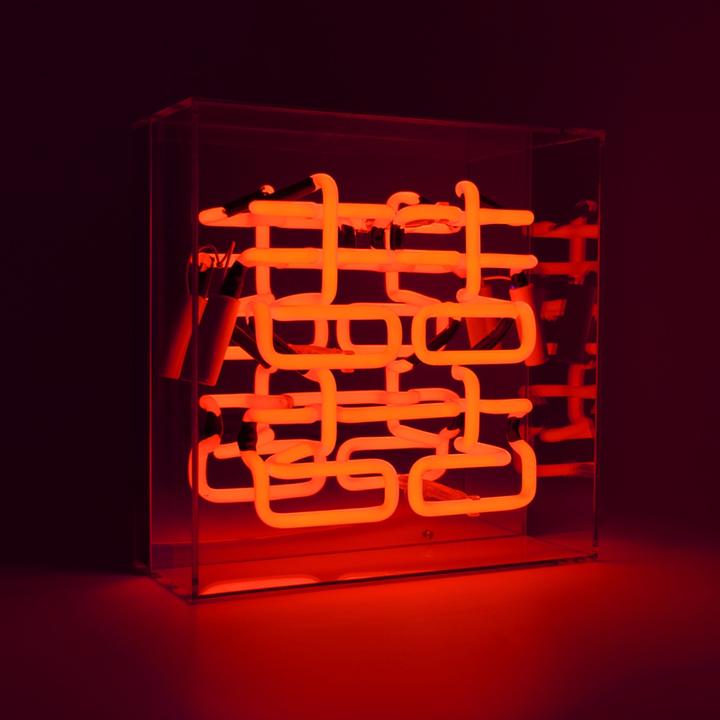 Actual product image Locomocean Square Acrylic Box Neon - Double Happiness