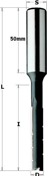 Actual product image CMT 172.060.31 Langlochbohrer rechts 6mm-Schaft 13x50 (6 millimetres)