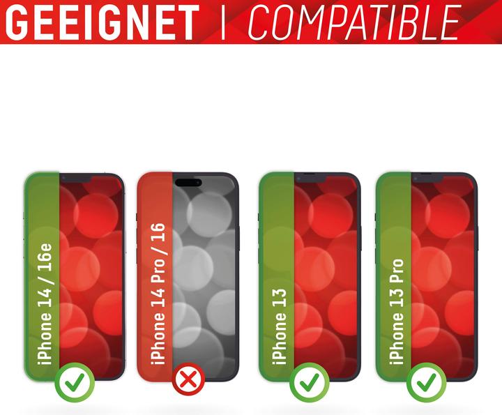 Image du produit Displex Real Glass, Privacy Full Cover Panzerglas (1 pièce(s), Apple iPhone 13, Apple iPhone 16e)
