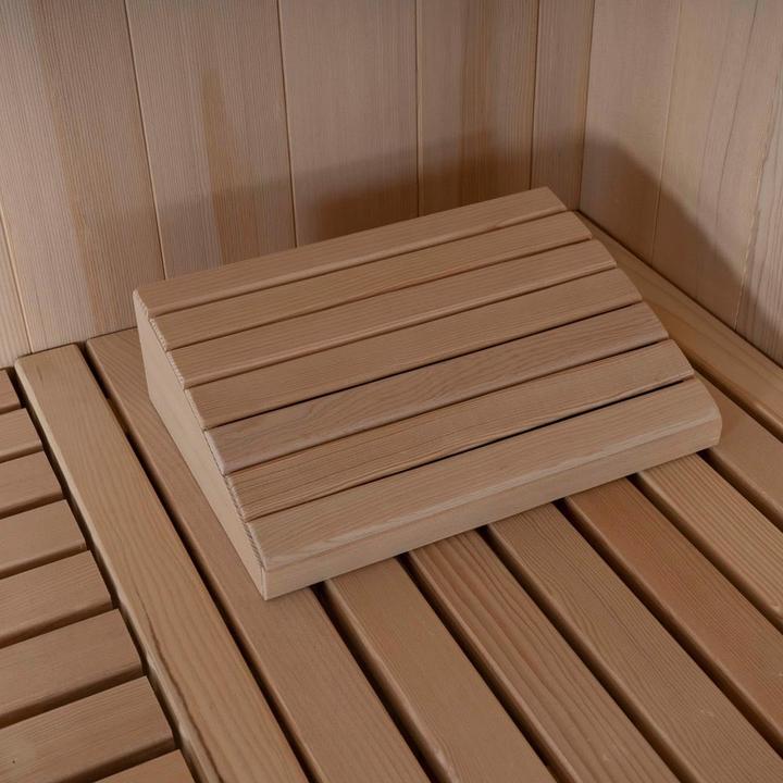 Actual product image Home Deluxe Indoor sauna CASHEIM BIG XL - 200 x 200 cm for 6 persons - Traditional sauna with artificial stone