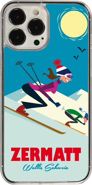 Actual product image PhoneLook Cover transparent Zermatt Ski Downhill (Apple iPhone 13 Pro Max)