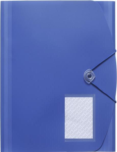 Produktbild Foldersys Sammelmappe Jumbo A4 PP mit Gummizug blau (A4, 1 x)