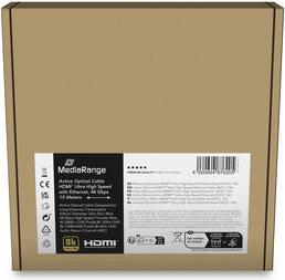 Image du produit MediaRange Câble HDMI U High Speed Ethernet AOC 48Gibt/s 10m (10 m, HDMI)