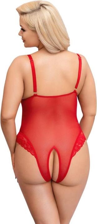 Actual product image Cottelli Collection Crotchless Body red 2XL (XXL)