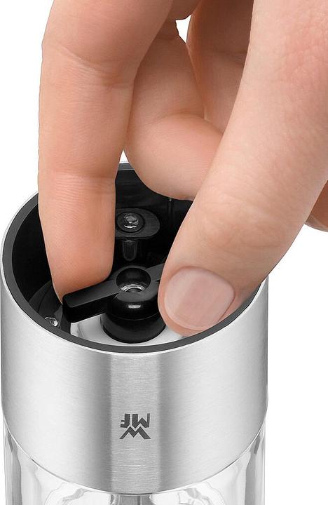 Produktbild WMF Elektrische Mühle 21,5cm Salz und Pfeffermühle Keramikmahlwerk Eichenholz (Diverse Gewürze, Pfeffer, Salz)