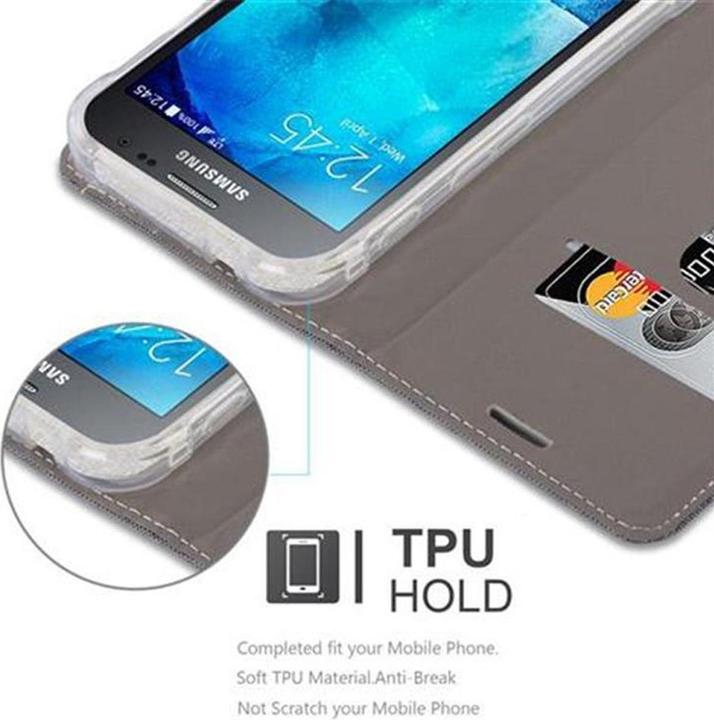 Produktbild Cadorabo Book Jeans Optik Cover (Samsung Galaxy Xcover 3)