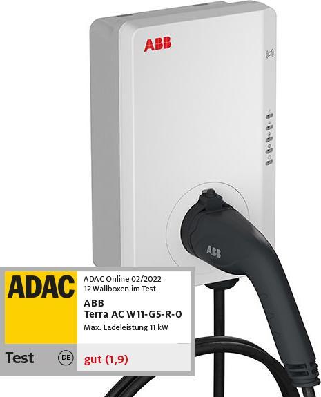 Produktbild ABB Terra AC (Typ 2, 11 kW, 16 A, Fest verdrahtet)