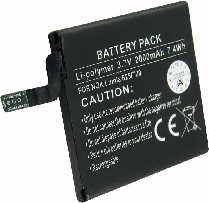 Produktbild Nokia Akku Lumia 625, Lumia 720, BP-4GWA
