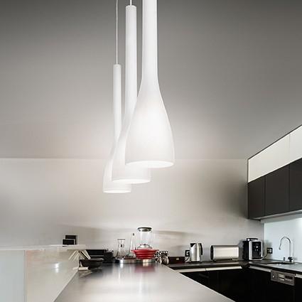 Produktbild Ideal lux FLUT Pendelleuchte E14 ⌀105mm dimmbar Schwarz 035710 (E14)