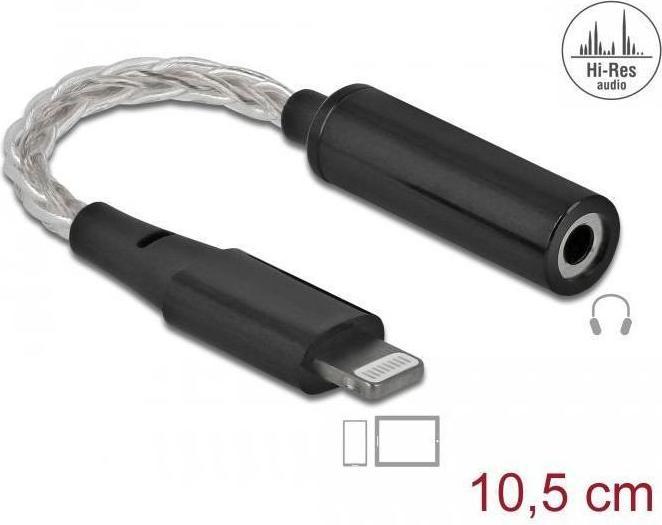 Immagine prodotto Delock Adattatore da fulmine a spina per cuffie (Adattatore jack)