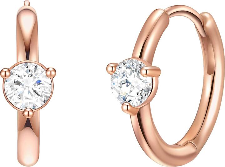 Lulu & Jane Damen Metall-Legierung verziert mit Kristallen von Swarovski® roségold - 29515 (Metall-Legierung)
