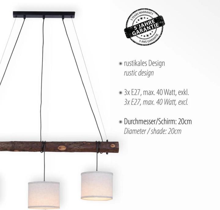 Actual product image Leuchten Direkt Bark (E27)