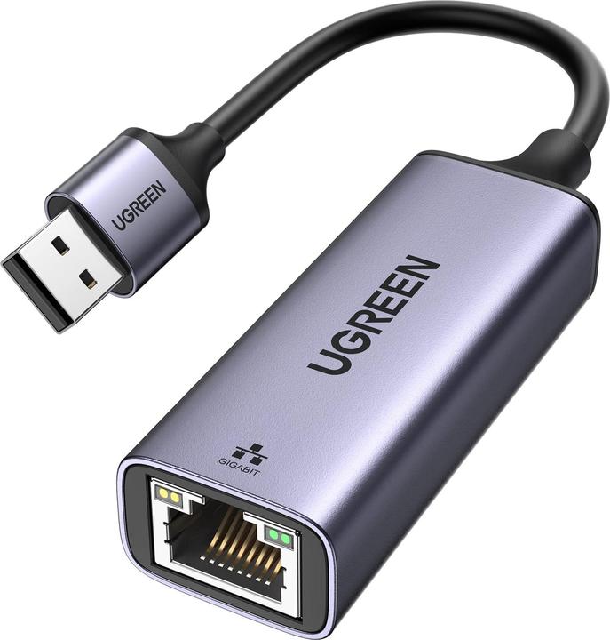 Actual product image Ugreen Ethernet Adapter (USB, RJ45 Gigabit Ethernet (1x))