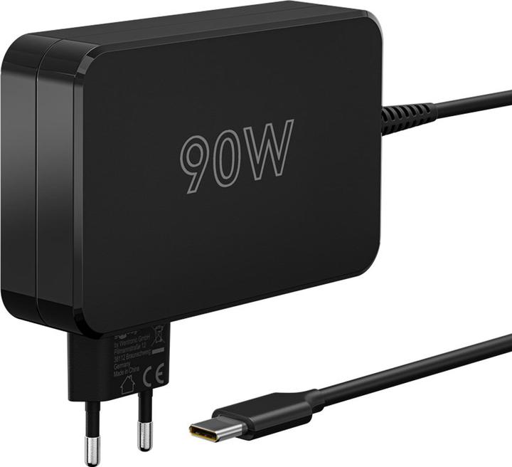 Actual product image Goobay USB-C charger for laptops 90 W black (90 W)