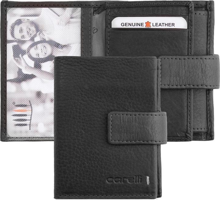 Produktbild Giorgio Carelli Unisex Geldbörse, klein mit Lasche, RFID