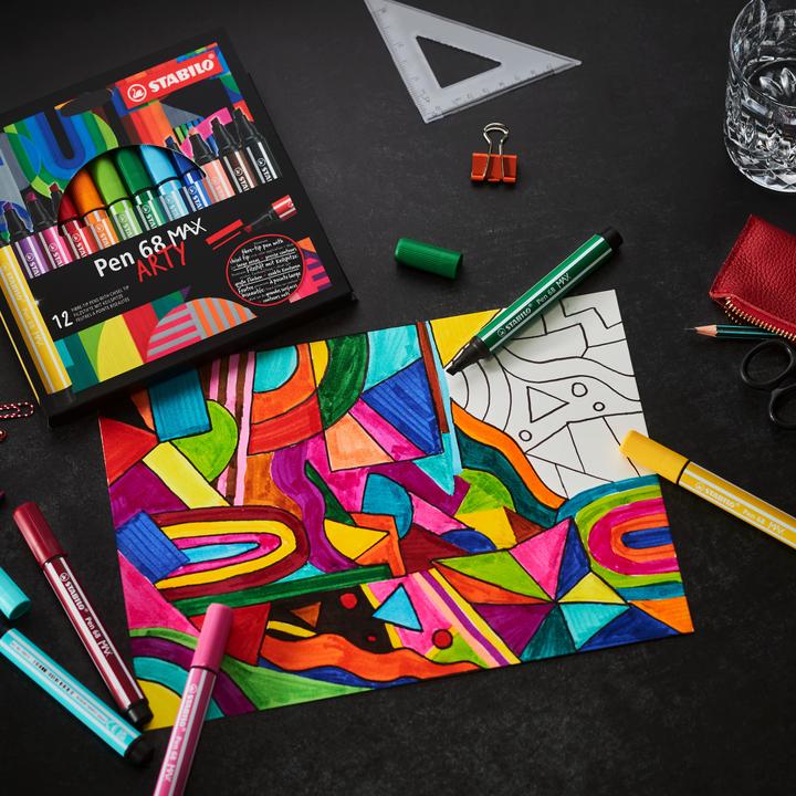 Produktbild STABILO Pen 68 Max Karminrot (Karminrot, 1 x)