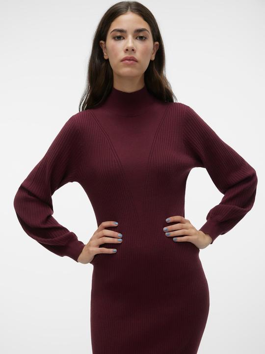 Actual product image Vero Moda VMRAINA LS HIGHNECK ABOVE KNEE DRESS GA Knitted Dress (XL)