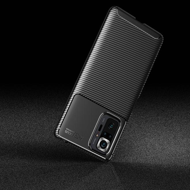 Produktbild MU Style Carbon Fiber TPU Softcase Series (Xiaomi Redmi Note 10 Pro)