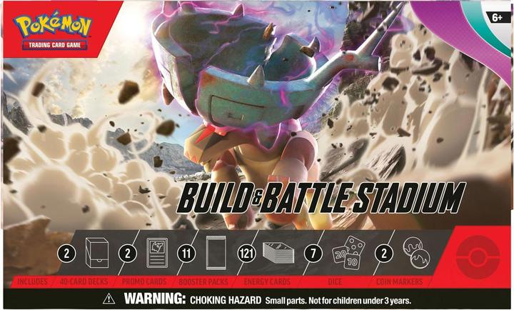 Actual product image Pokémon SV02 - Build & Battle Stadium (English, Build & Battle Box)