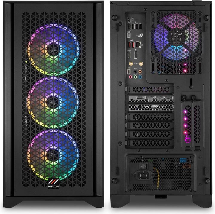 Actual product image Mifcom Savage RTX3080 Ryzen 7 Advanced (AMD Ryzen 7 5800X, 32 GB, 500 GB, GeForce RTX 3080)