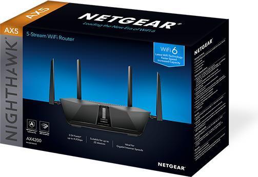 Produktbild Netgear RAX43 Nighthawk AX5 5-Stream AX4200