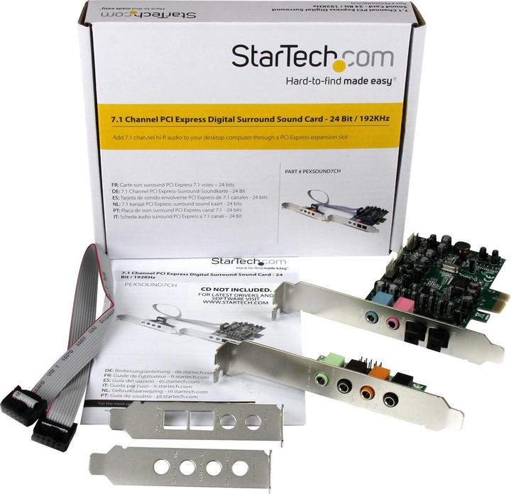 Image du produit StarTech Carte Son Pcie 7.1 Canaux (PCI)