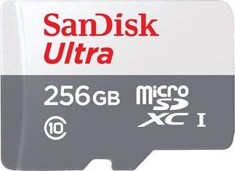Produktbild SanDisk CS/256GB Ultra microSDXC UHS-I (256 GB, microSDXC, UHS-I)
