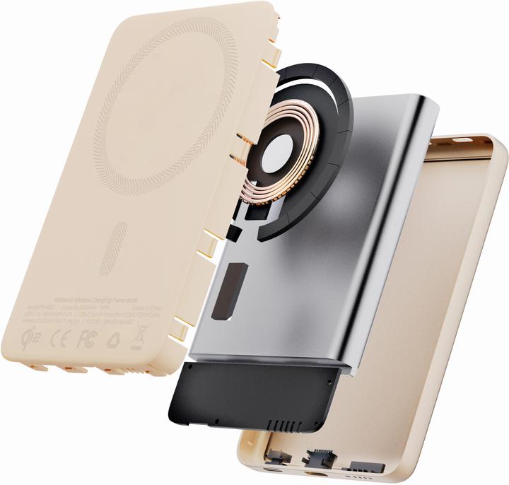 Produktbild Aukey MAG FUSION SLIM - Powerbank (5000 mAh, 18 W, 18 Wh)