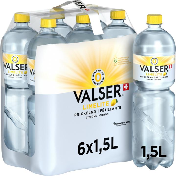 Immagine prodotto Valser Limone frizzante (6 x 150 cl)