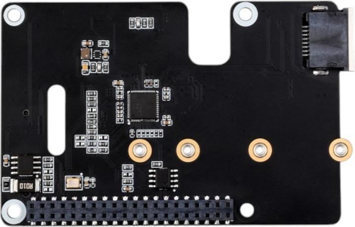Image du produit WaveShare PCIe vers Gigabit ETH et M.2 HAT+ pour Raspberry Pi 5