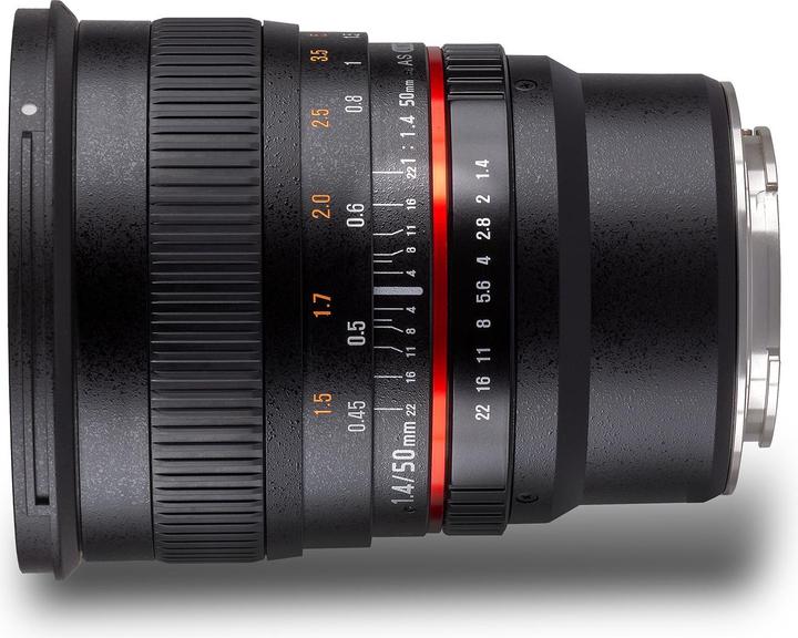 Actual product image Samyang 50mm F1.4 Fuji X (Fujifilm X, APS-C / DX)