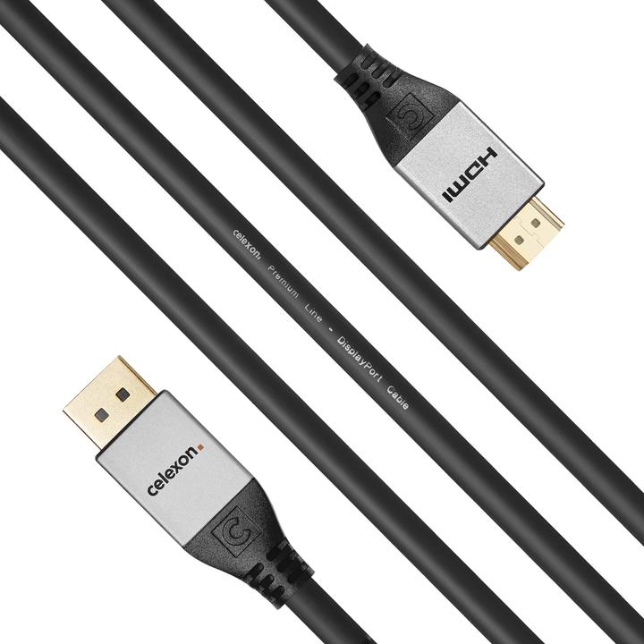 Produktbild Celexon DisplayPort auf HDMI Kabel 4K 5,0m - Professional Line (5 m, HDMI)