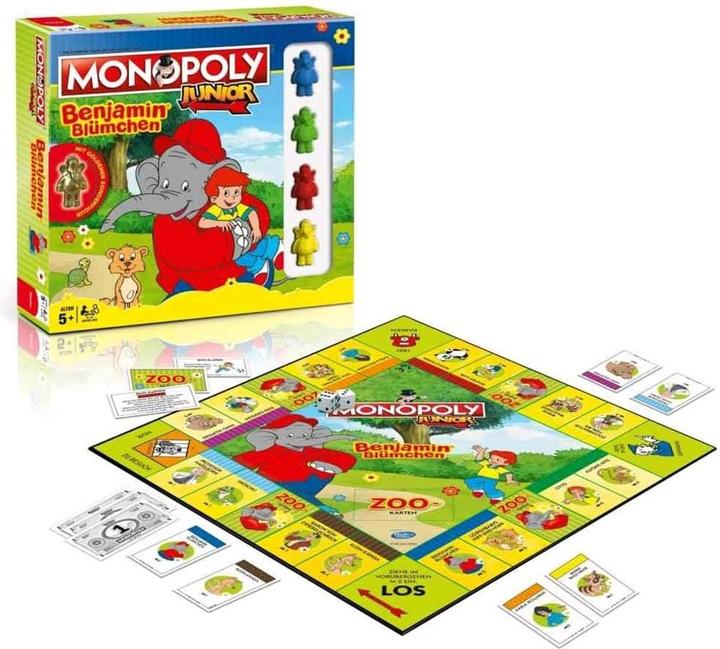 Actual product image Winning Moves Monopoly Junior Benjamin Blümchen Collectors Edition (German)