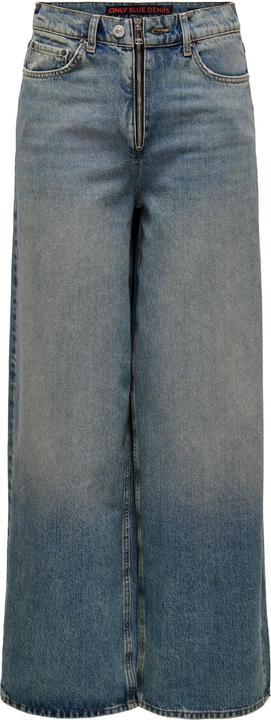 Only ONLBAXTER Mittlere Taille Weiter Beinschnitt Jeans Jeans mit weitem Bein