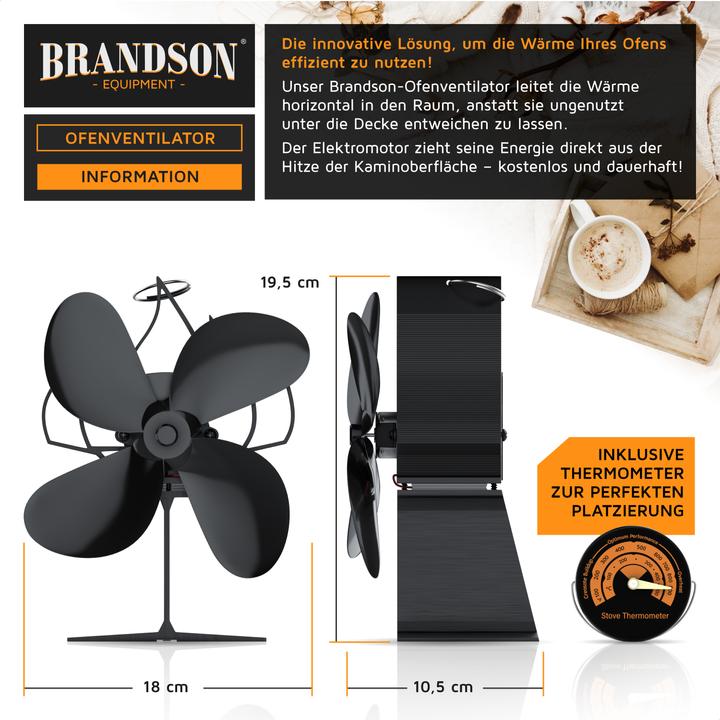 Produktbild Brandson Kaminventilator