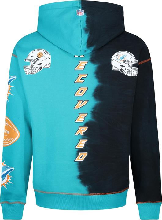 Actual product image Recovered Re:covered Fleece Hoody - INK DYE Miami Dolphins - 3XL (3XL)