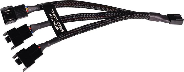 Produktbild Alphacool LK Y-Splitter 4-Pin auf 3x 4-Pin PWM 15cm