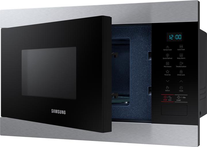 Samsung MS22M8074AT/EG Four à micro-ondes encastrable, 22 litres d'espace de cuisson (22 l)