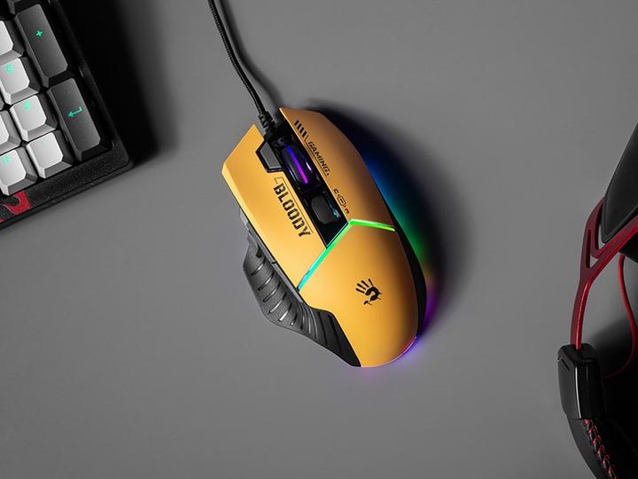 Produktbild A4Tech Mouse BLOODY W95Max USB Sports Lime (Kabelgebunden)