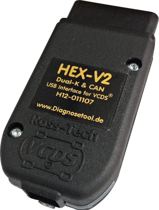 Actual product image Ross-Tech HEXUSB Interface VCDS diagnostic tool for VW Audi Seat and Skoda in case