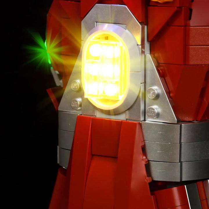 Image du produit BrickBling Kit d'éclairage LED pour LEGO Avengers : Iron Man Nano Gant (76223) incl. télécommande