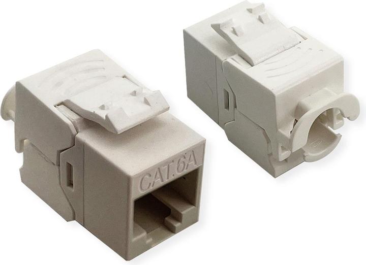 Actual product image Secomp ROLINE Keystone Kat.6A ungeschirmt werkzeuglos Slim+Kurz (26.11.0392)