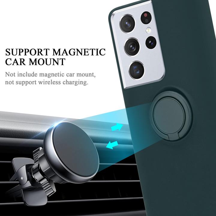 Actual product image Cadorabo TPU Liquid Ring Silicone Case Cover (Samsung Galaxy S22 Ultra)