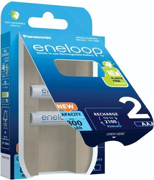 Actual product image Panasonic Eneloop (2 pcs., AAA, 800 mAh)