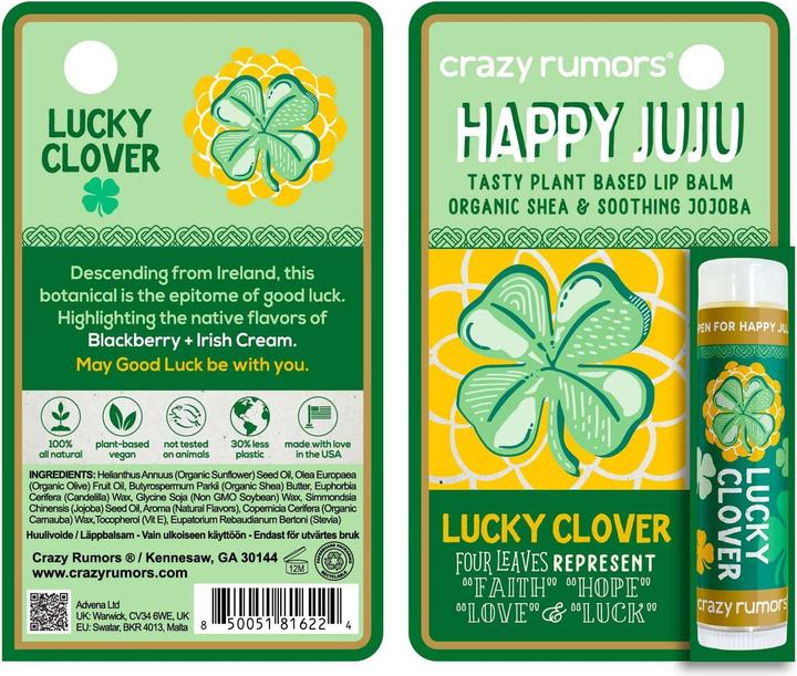 Immagine prodotto Crazy Rumors Balsamo per labbra al trifoglio fortunato (Balsamo, 0.50 ml)