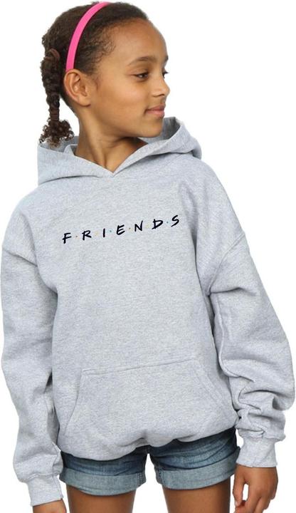Immagine prodotto Friends Text Logo Felpa con Cappuccio Ragazze (128)